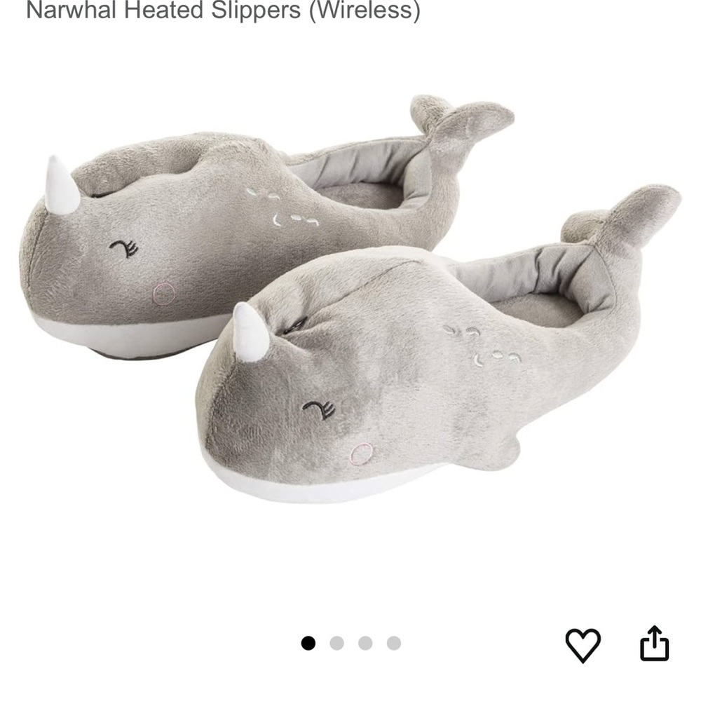 Smoko Narwhal Heated wireless Slippers